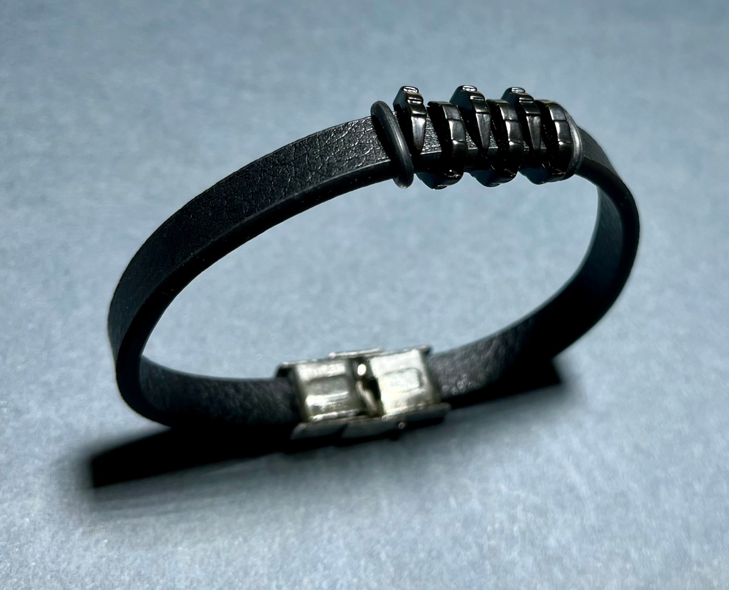 Royal Artisan Leather Bracelet