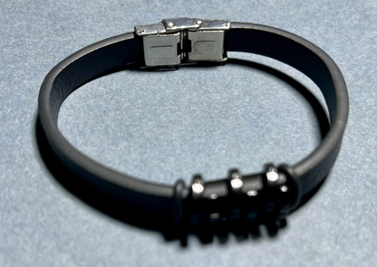 Royal Artisan Leather Bracelet