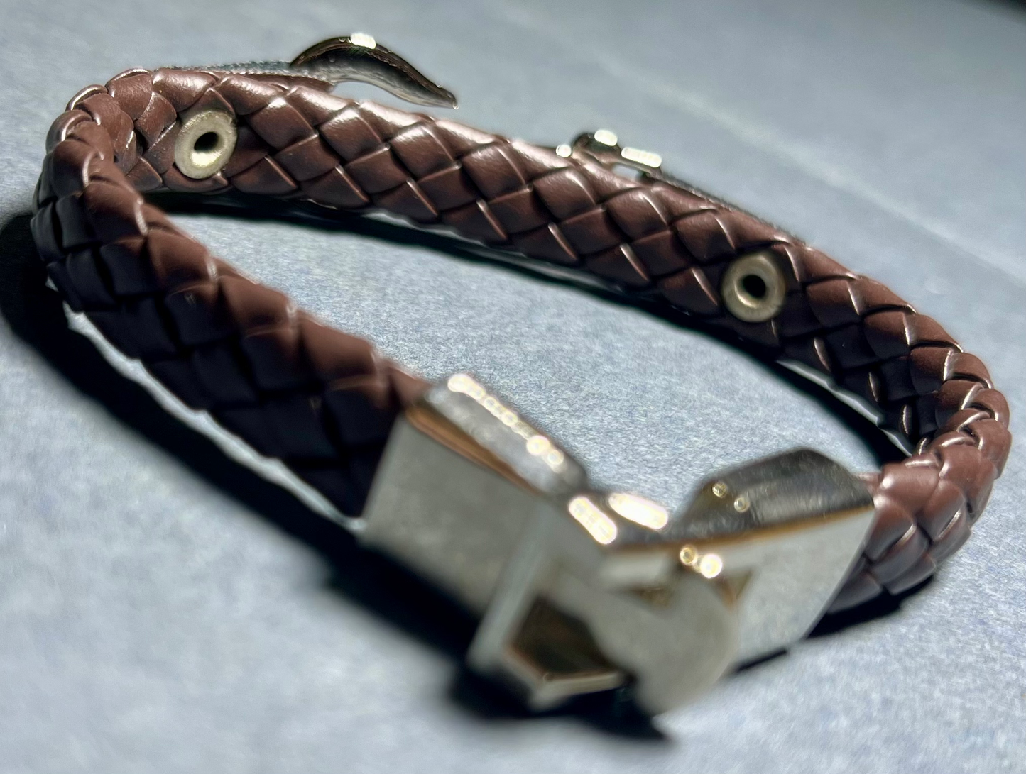 Hook & Hold Leather Bracelet